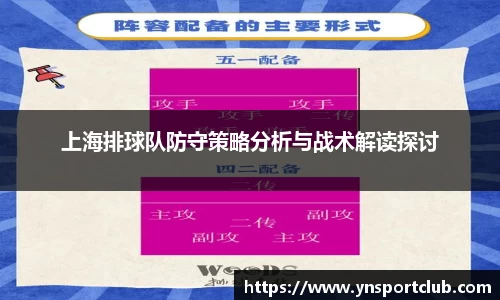 上海排球队防守策略分析与战术解读探讨