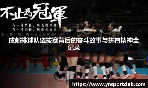 成都排球队选拔赛背后的奋斗故事与拼搏精神全记录